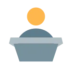 Podium With Speaker SVG Icon